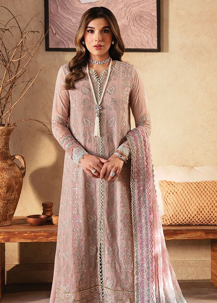 Yesfir By Xenia Formal Embroidered Chiffon Suits Unstitched 3 Piece ZE24Y 1-Taroob - Luxury Collection