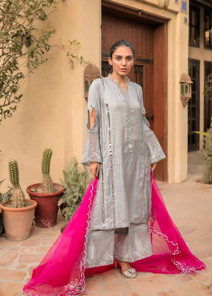 Yusra Ansari Pret  Cotton Silk 3 Piece Suit YA22LBK Yed-11 Callia