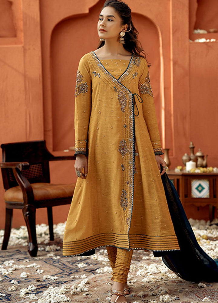 Zaaviay Luxury Pret  Karandi 3 Piece Suit ZV22BH SOORAJMUKHI