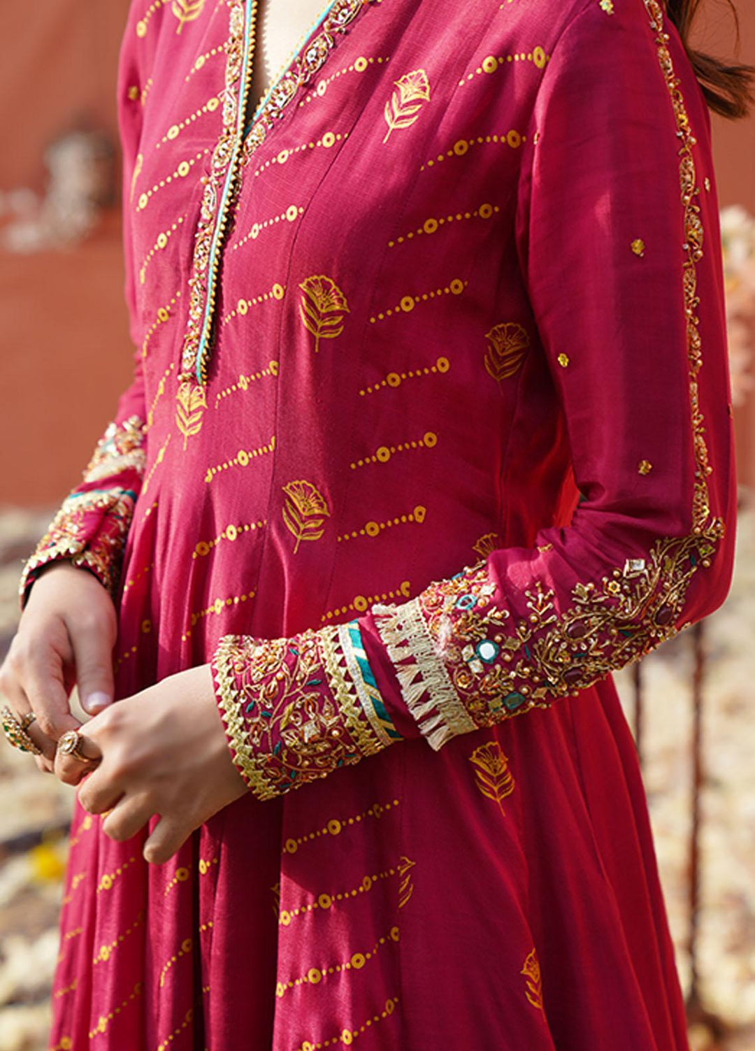 Zaaviay Luxury Pret  Raw Silk 3 Piece Suit ZV22BH ASHNA