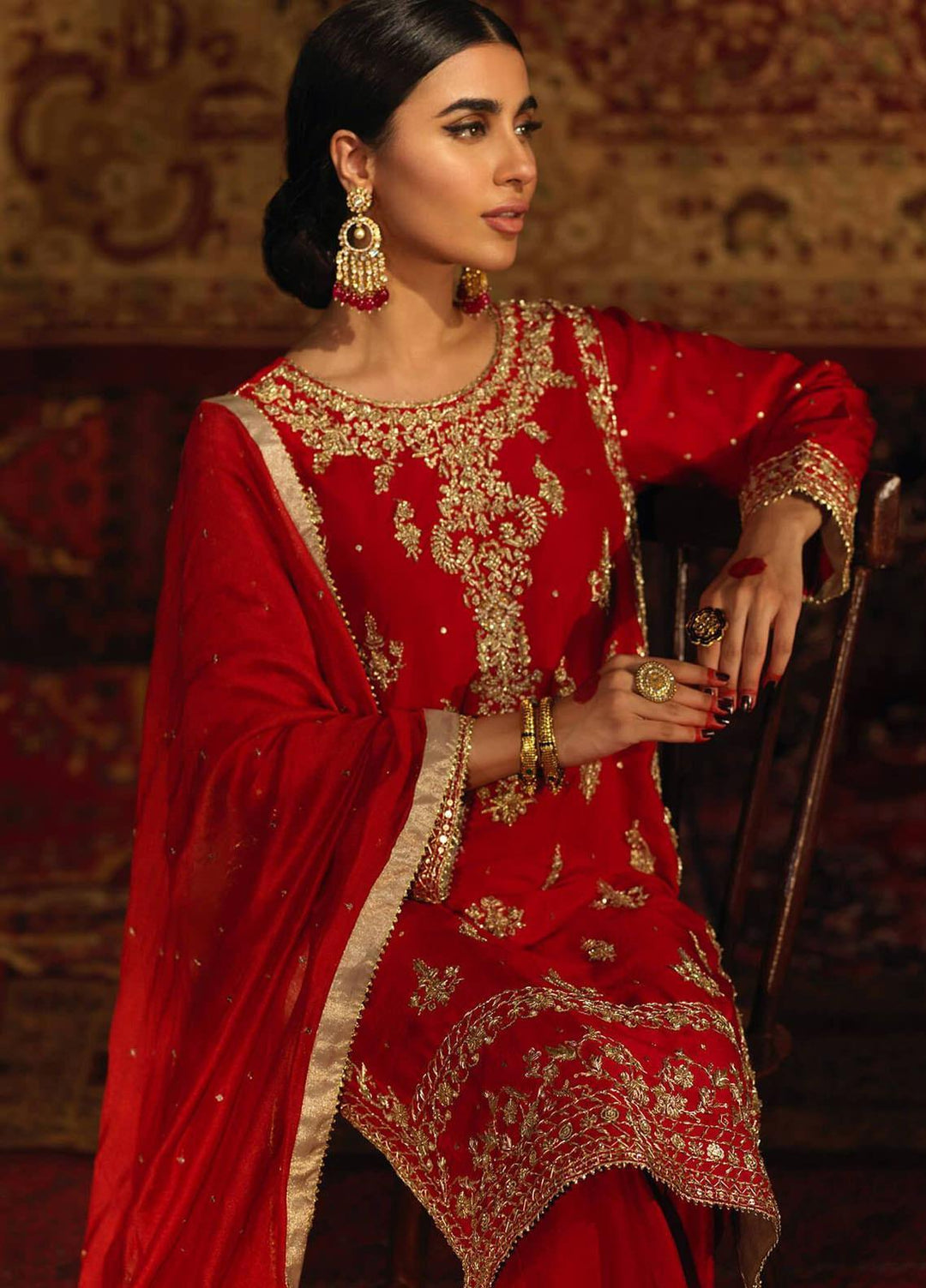 Zaaviay Luxury Pret Embroidered  3 Piece Suit DASTAN