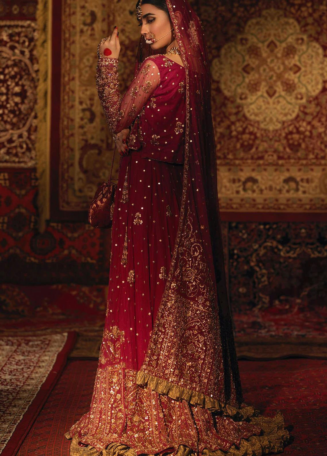 Zaaviay Luxury Pret Embroidered  3 Piece Suit MAH-E-NOOR