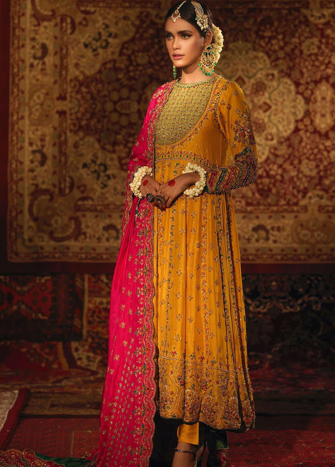 Zaaviay Luxury Pret Embroidered  3 Piece Suit KAUS-O-QAZA