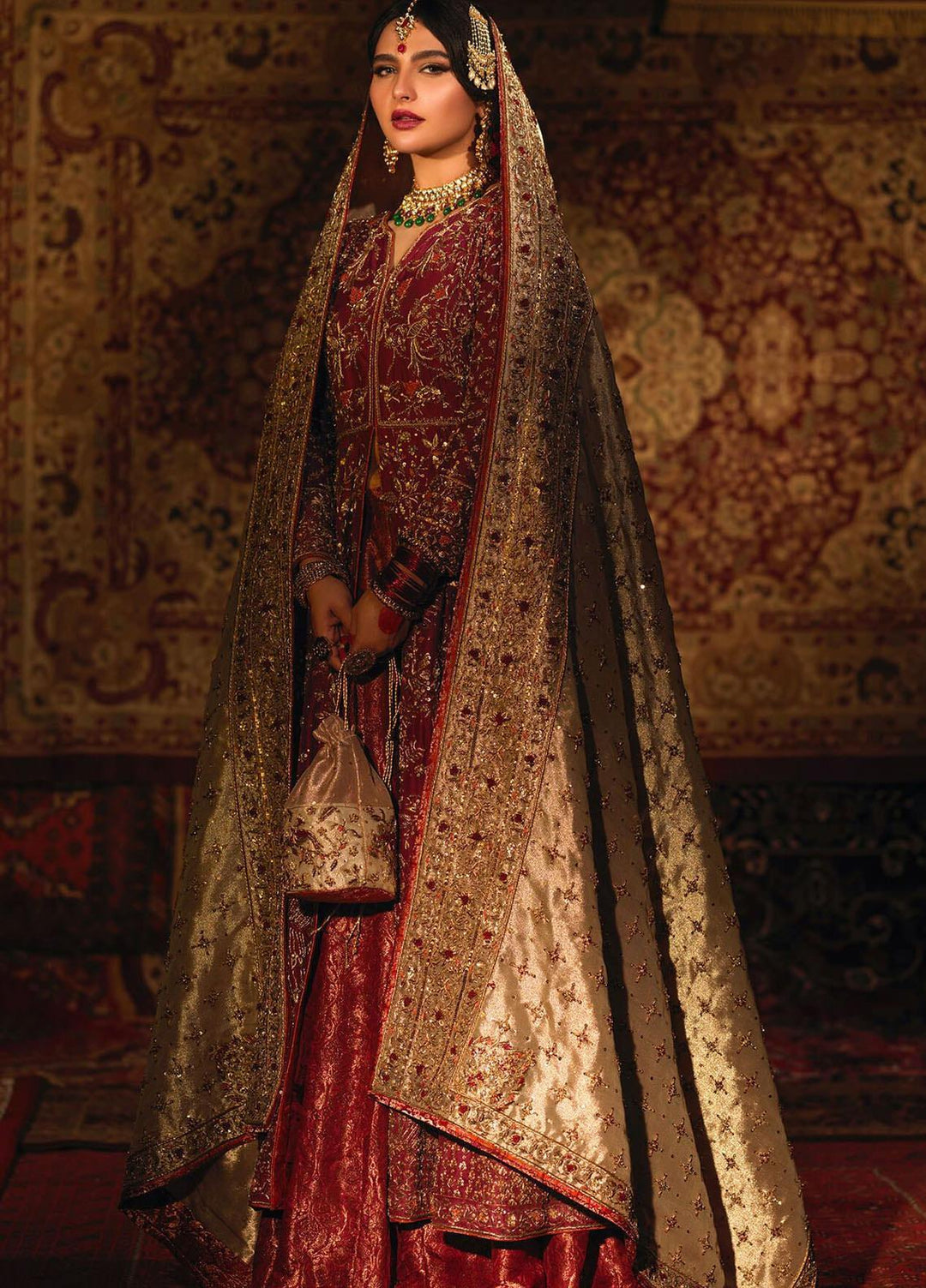 Zaaviay Luxury Pret Embroidered  3 Piece Suit JAHAN ARA