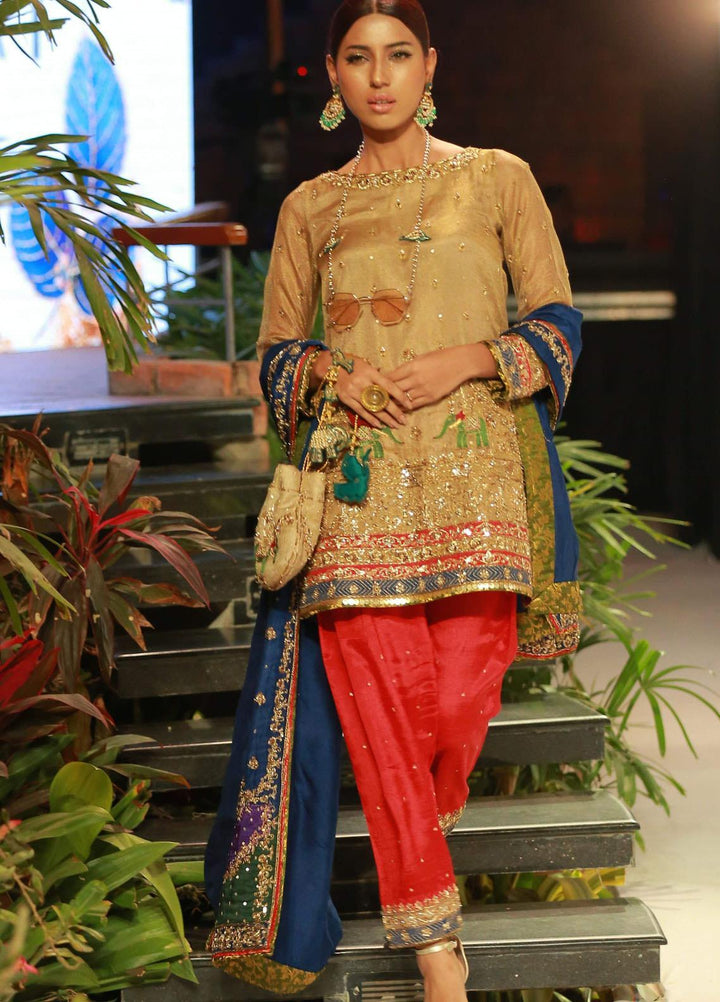 Zaaviay Luxury Pret Embroidered  3 Piece Suit DOLI