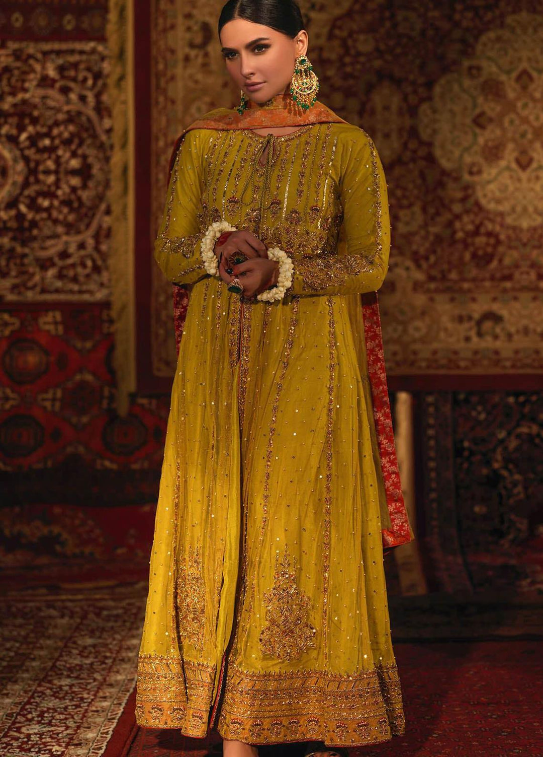 Zaaviay Luxury Pret Embroidered  3 Piece Suit TABASSUM