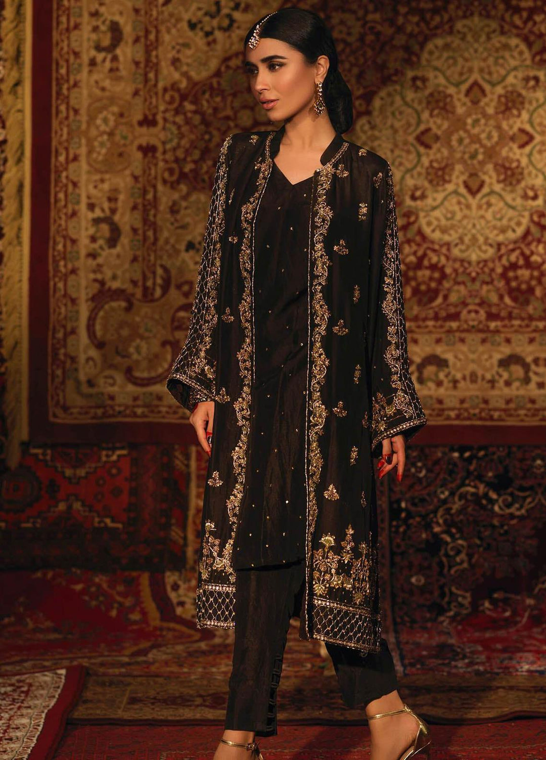 Zaaviay Luxury Pret Embroidered  3 Piece Suit CHANDNI RAAT