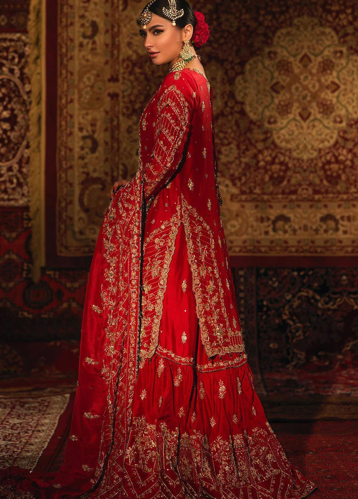 Zaaviay Luxury Pret Embroidered  3 Piece Suit NIGHEDASHT