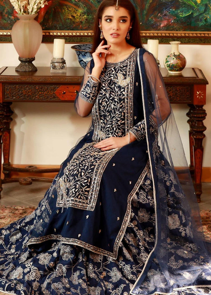 Zaaviay Embroidered Net Stitched 3 Piece Suit CHIRYA DA CHAMBA