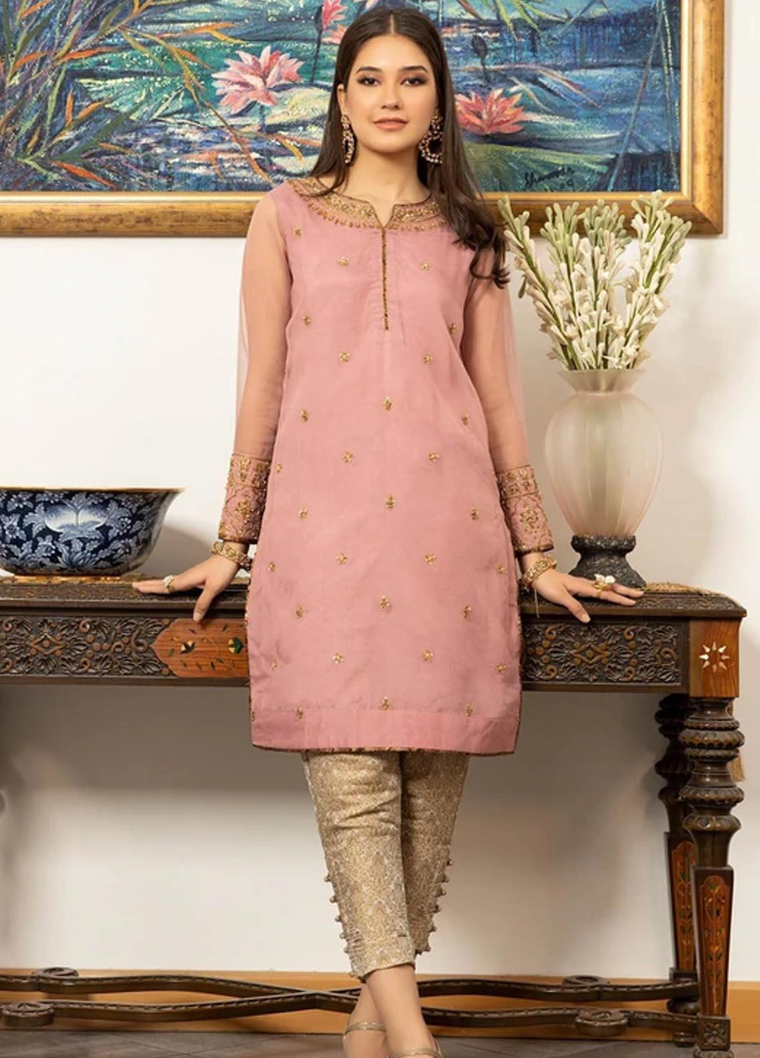 Zaaviay Pret Luxury Organza Kurti ZV21LP ZPR-036 Soorti