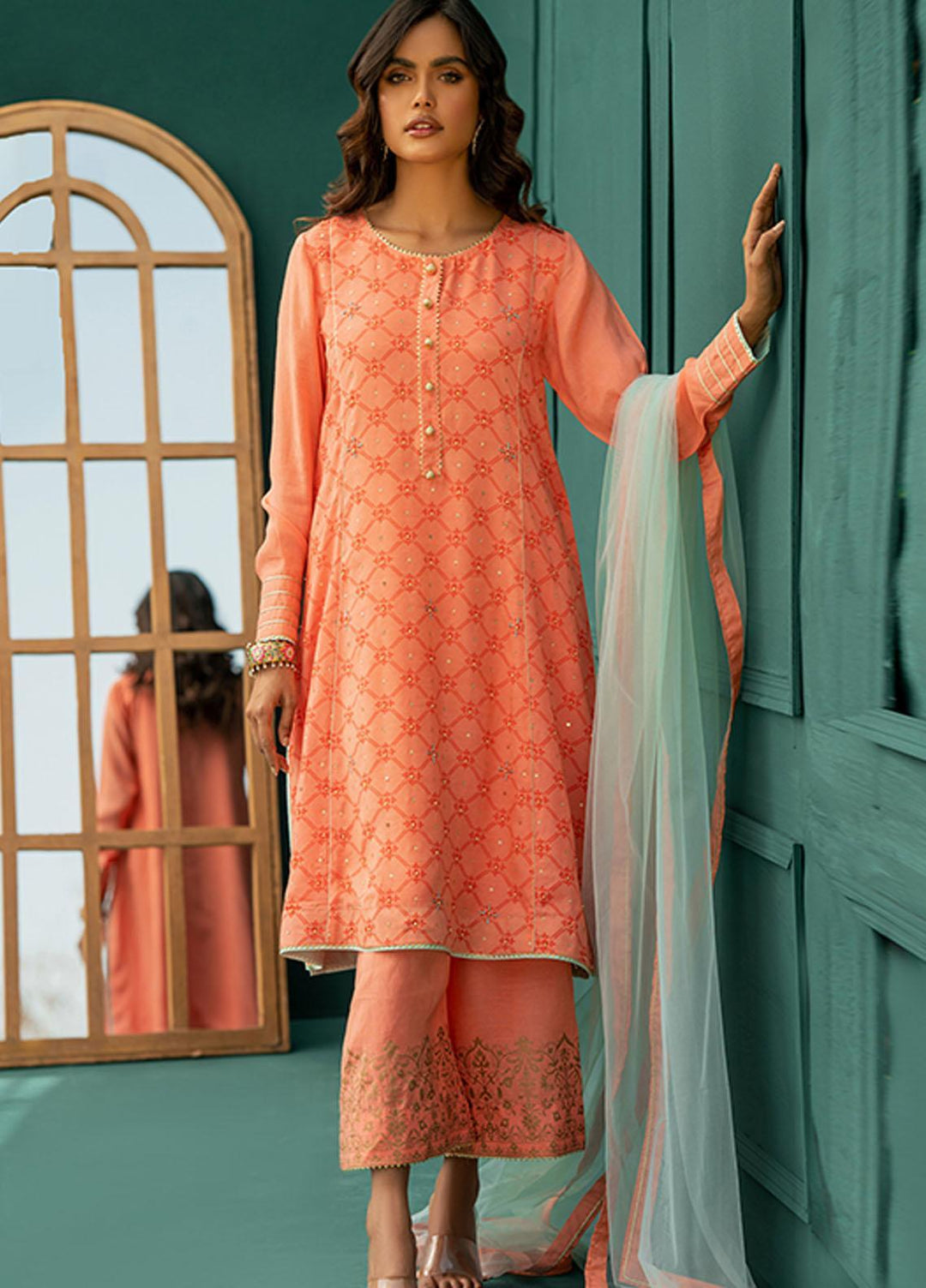 Zaaviay Festive Pret Raw Silk 3 Piece Suit ZV22PE ASRAAR