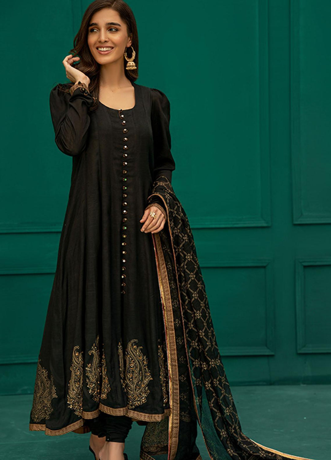 Zaaviay Festive Pret Raw Silk 3 Piece Suit ZV22PE SAAJH