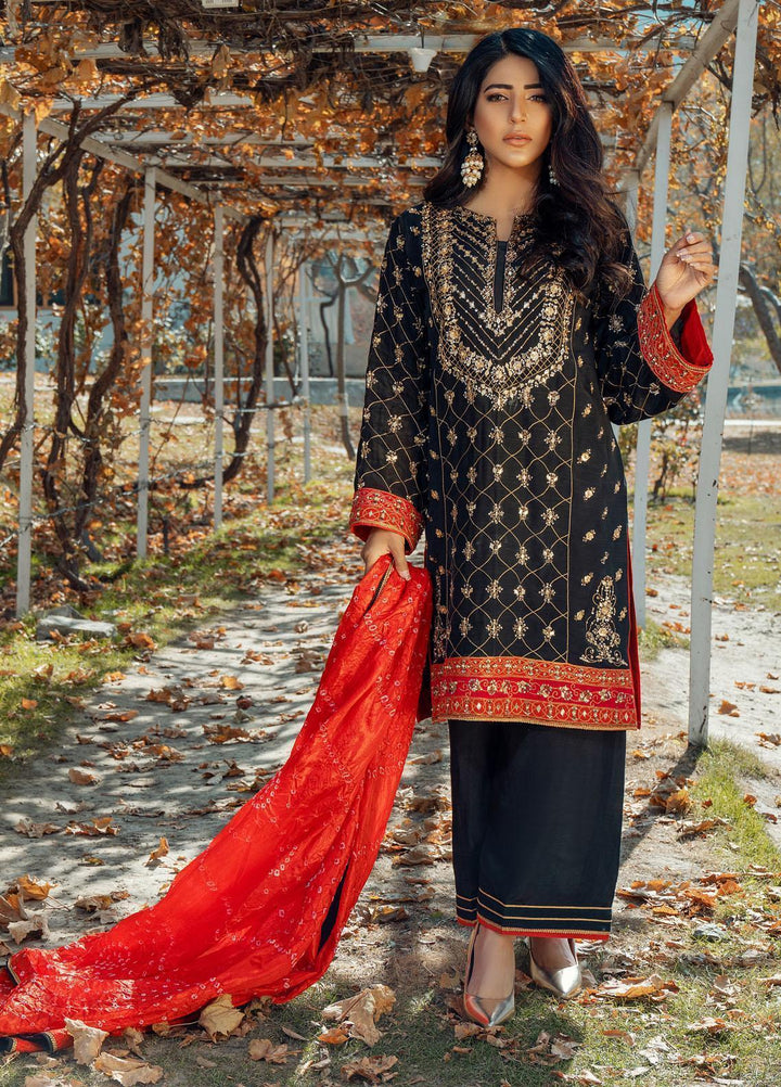 Zaaviay Luxury Pret  Raw Silk 3 Piece Dress ZV21PF ALARA ZDC-006