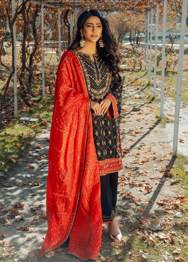 Zaaviay Luxury Pret  Raw Silk 3 Piece Dress ZV21PF ALARA ZDC-006