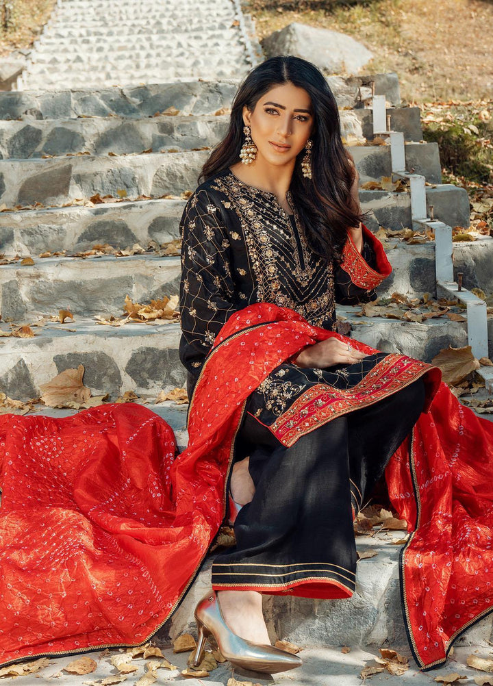 Zaaviay Luxury Pret  Raw Silk 3 Piece Dress ZV21PF ALARA ZDC-006