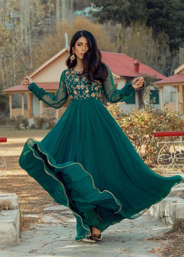 Zaaviay Luxury Pret  Chiffon Maxi ZV21PF EMEL ZVS-003