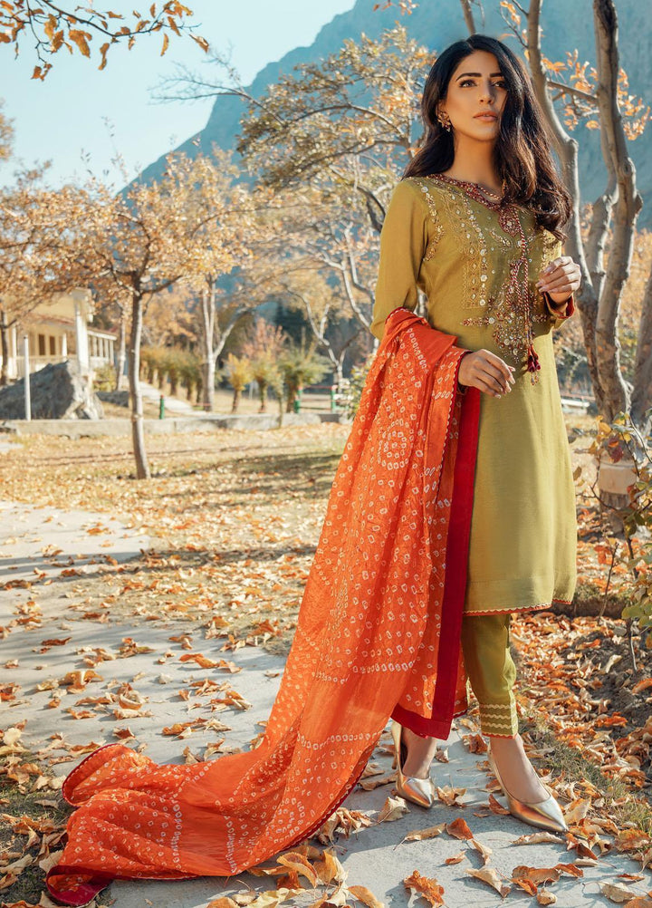 Zaaviay Luxury Pret  Khaadi Net 3 Piece Dress ZV21PF ESRA ZVS-004