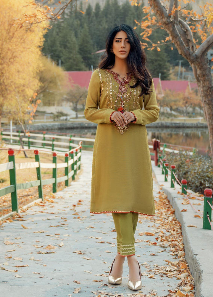 Zaaviay Luxury Pret  Khaadi Net 3 Piece Dress ZV21PF ESRA ZVS-004