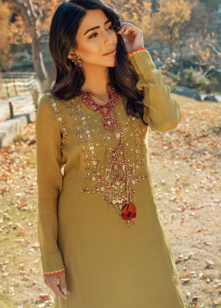 Zaaviay Luxury Pret  Khaadi Net 3 Piece Dress ZV21PF ESRA ZVS-004