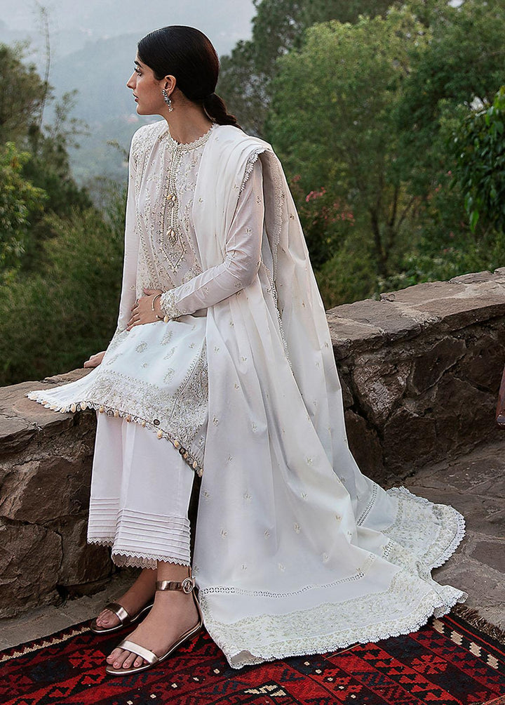 Zaha By Khadijah Shah Embroidered Lawn Suits Unstitched 3 Piece ZKS22F ZF-22-09 SETAREH - Festive Collection