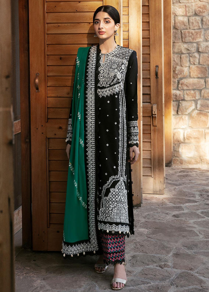 Zaha By Khadijah Shah Embroidered Lawn Suits Unstitched 3 Piece ZKS22F ZF-22-10 ZHAVIA - Festive Collection