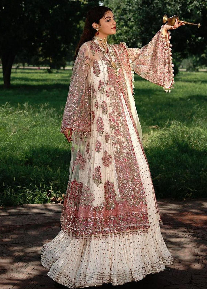 Zaib-un-Nisa by Hussain Rehar Embroidered Net Suits Unstitched 4 Piece HRR23ZN Mahtab - Festive Collection