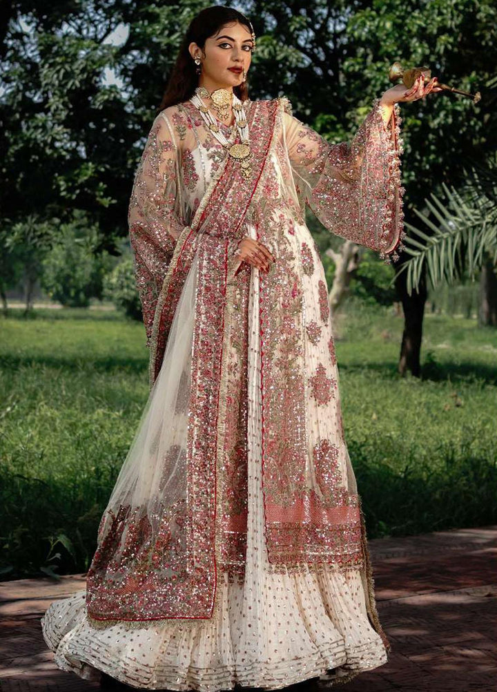 Zaib-un-Nisa by Hussain Rehar Embroidered Net Suits Unstitched 4 Piece HRR23ZN Mahtab - Festive Collection