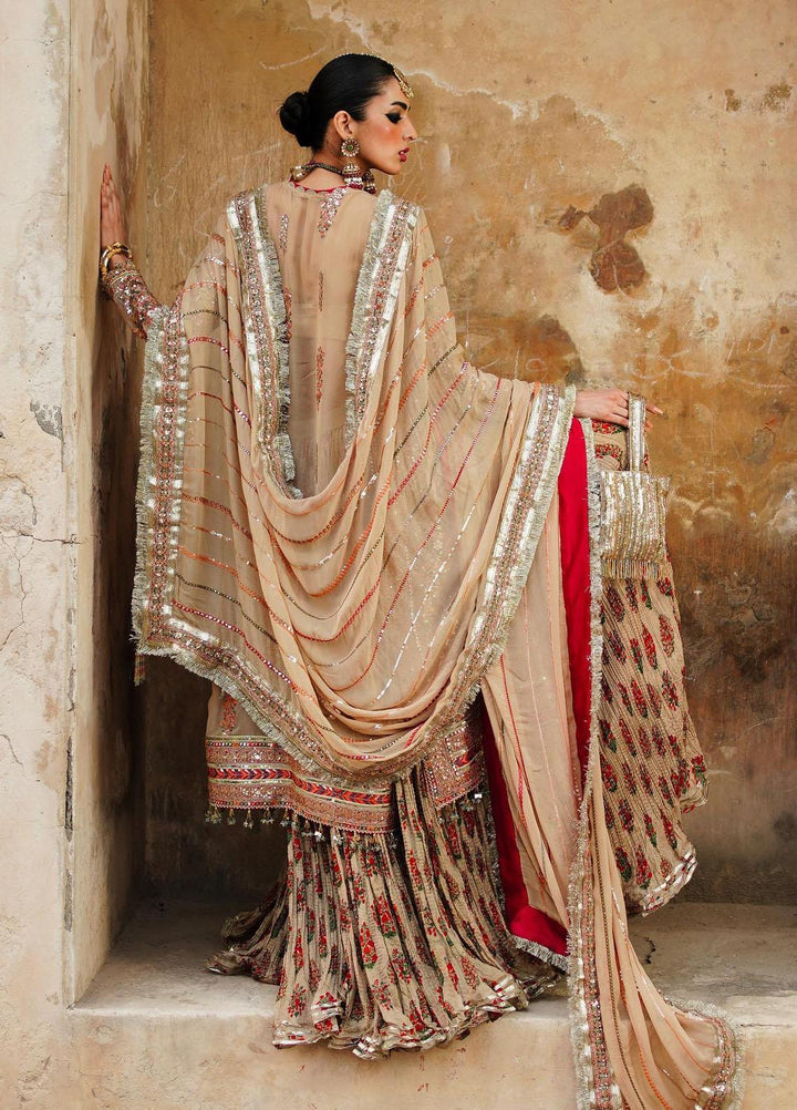 Zaib-un-Nisa by Hussain Rehar Embroidered Chiffon Suits Unstitched 4 Piece HRR23ZN Naghma - Festive Collection