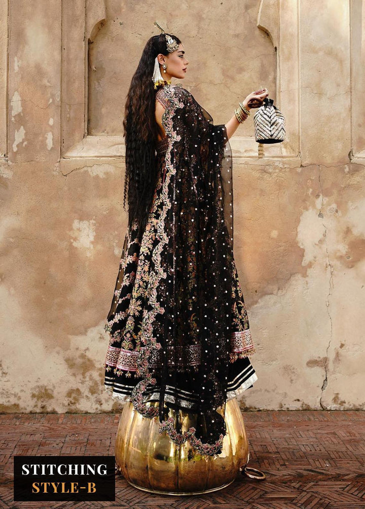 Zaib-un-Nisa by Hussain Rehar Embroidered Organza Suits Unstitched 4 Piece HRR23ZN Kajal - Festive Collection