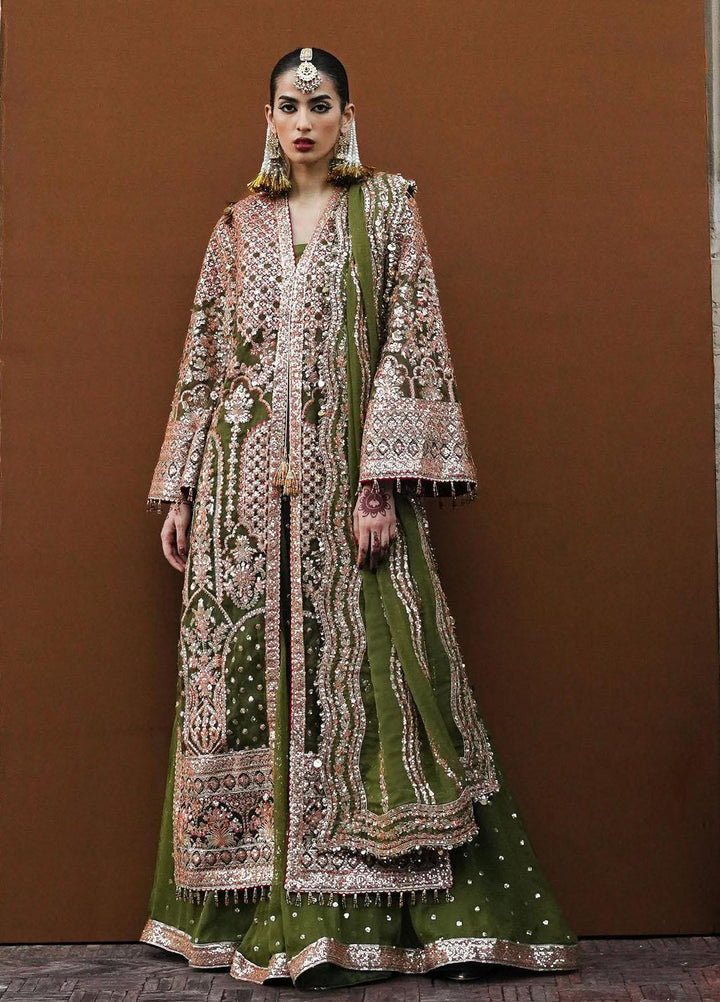 Zaib-un-Nisa by Hussain Rehar Embroidered Organza Suits Unstitched 4 Piece HRR23ZN Zaitoon - Festive Collection