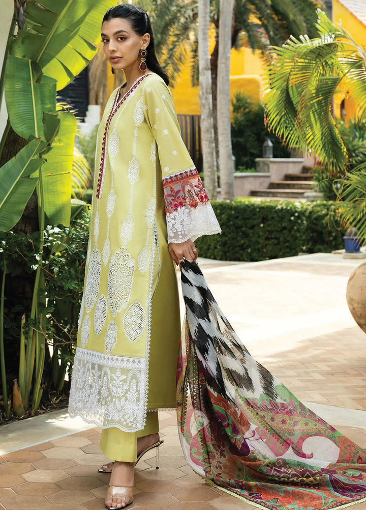 Zainab Chottani Embroidered Chikankari Suits Unstitched 3 Piece ZC25CH D12A Rayne - Summer Collection