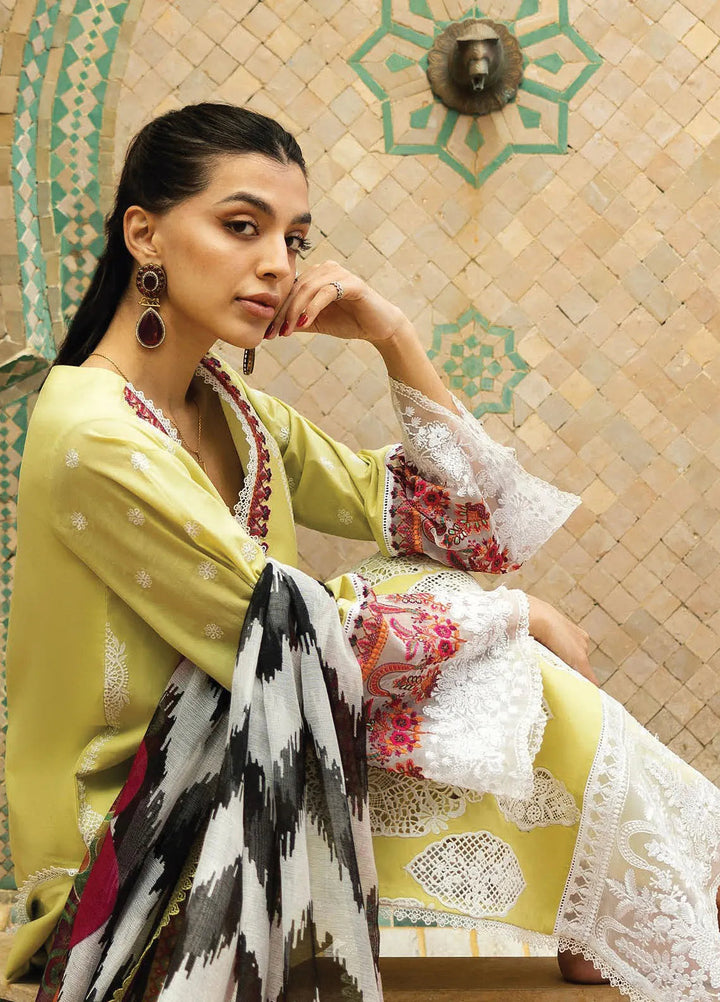 Zainab Chottani Embroidered Chikankari Suits Unstitched 3 Piece ZC25CH D12A Rayne - Summer Collection