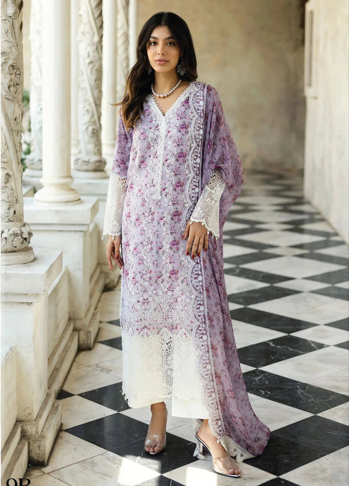 Zainab Chottani Embroidered Chikankari Suits Unstitched 3 Piece ZC25CH D9B Lamia - Summer Collection
