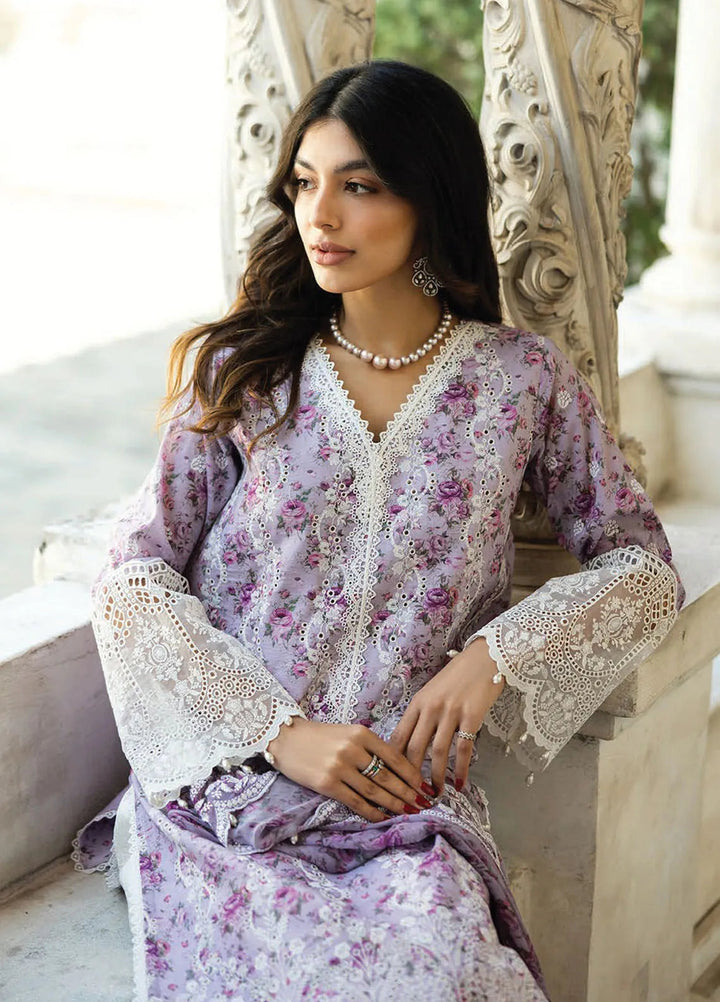 Zainab Chottani Embroidered Chikankari Suits Unstitched 3 Piece ZC25CH D9B Lamia - Summer Collection