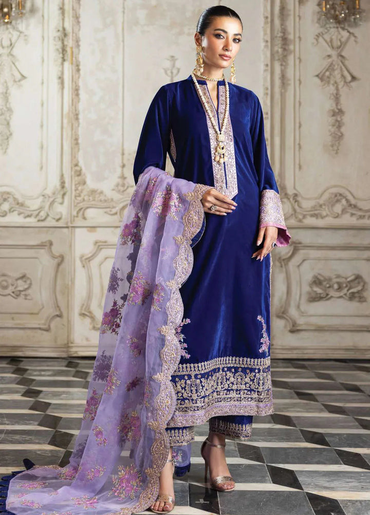 Zainab Chottani Embroidered Suit Unstitched 3 Piece ZC24V D-02 Sifra - Formal Collection