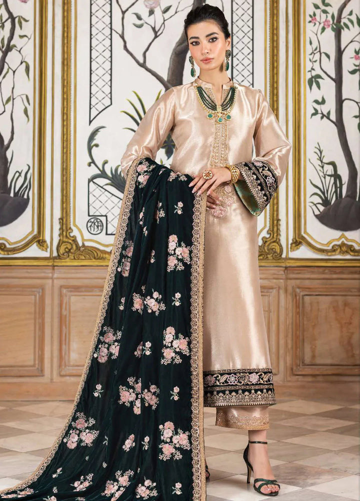 Zainab Chottani Embroidered Suit Unstitched 3 Piece ZC24V D-03 Sarwana - Formal Collection