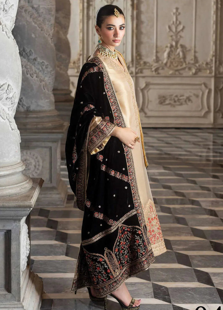 Zainab Chottani Embroidered Suit Unstitched 3 Piece ZC24V D-04 Minha - Formal Collection