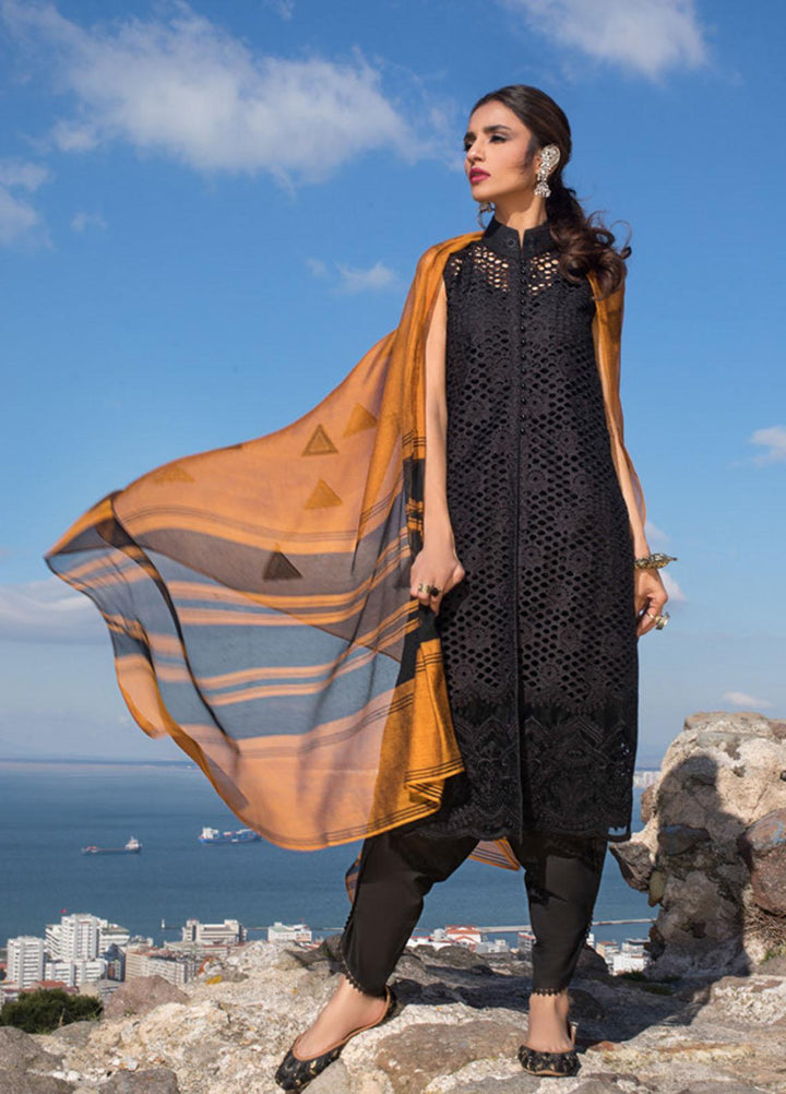 Zainab Chottani Embroidered Chikankari Suits Unstitched 3 Piece ZC21CK 2A Elmas - Luxury Collection