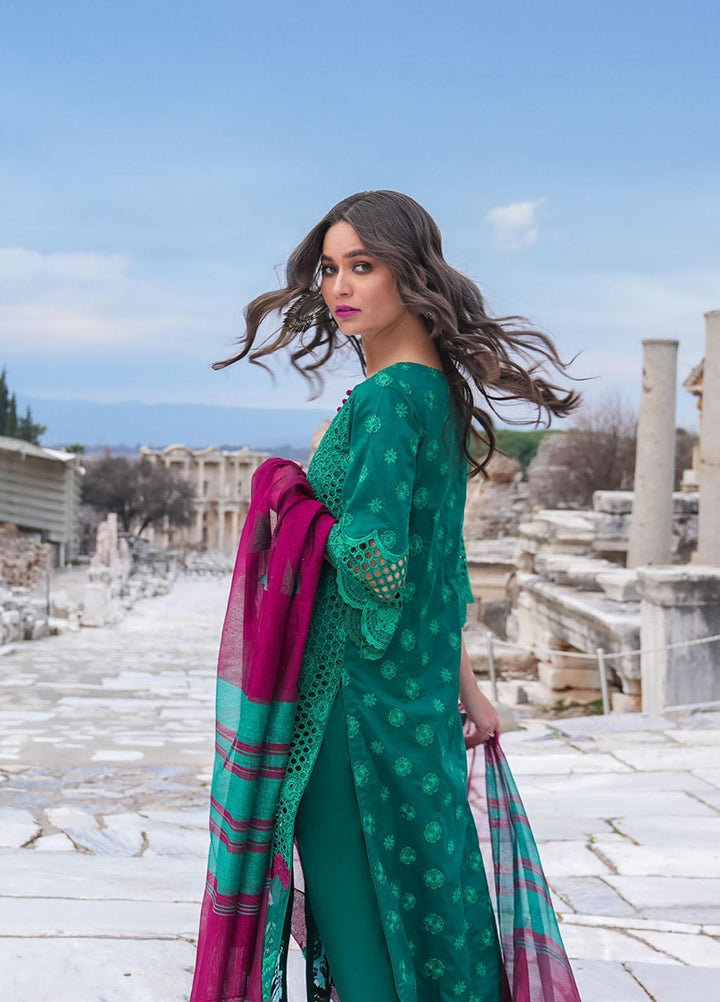 Zainab Chottani Embroidered Chikankari Suits Unstitched 3 Piece ZC21CK 2B Elmas - Luxury Collection