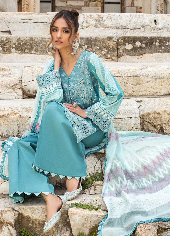 Zainab Chottani Embroidered Chikankari Suits Unstitched 3 Piece ZC21CK 4A Laalay - Luxury Collection