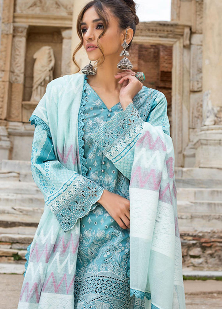 Zainab Chottani Embroidered Chikankari Suits Unstitched 3 Piece ZC21CK 4A Laalay - Luxury Collection