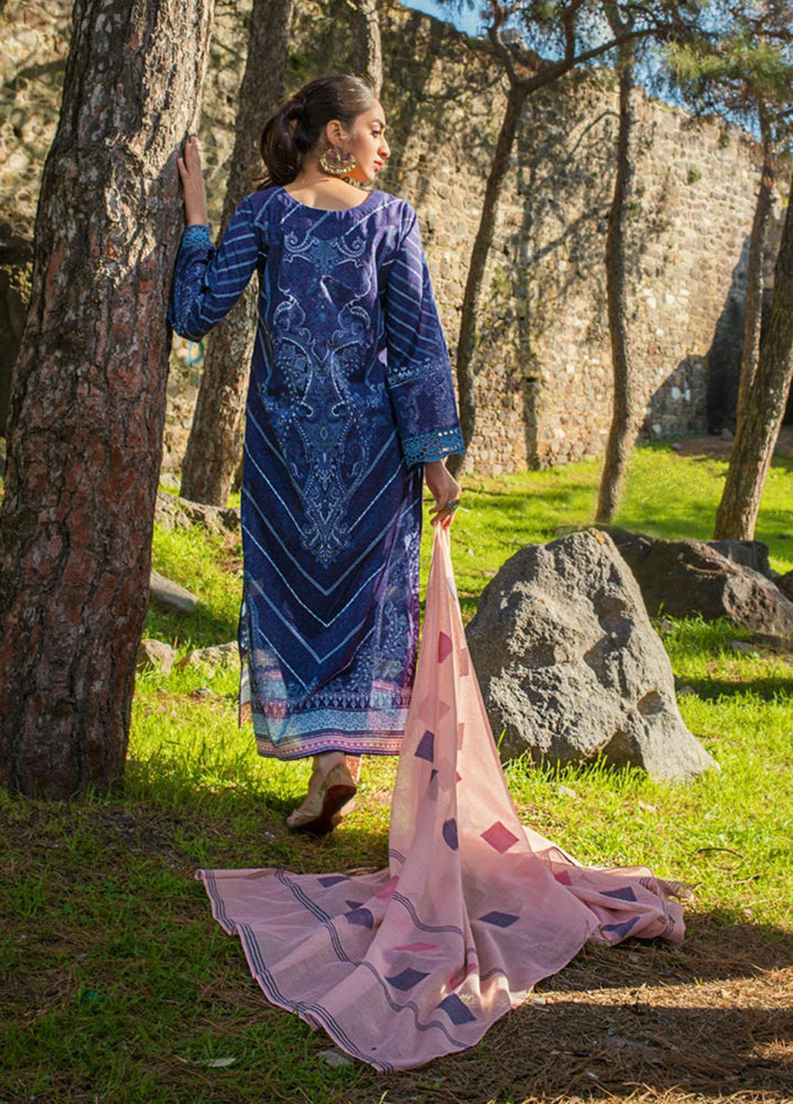 Zainab Chottani Embroidered Chikankari Suits Unstitched 3 Piece ZC21CK 5B Yildiz - Luxury Collection