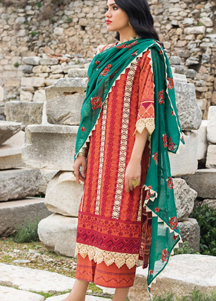 Zainab Chottani Embroidered Chikankari Suits Unstitched 3 Piece ZC21CK 7A Guzel - Luxury Collection