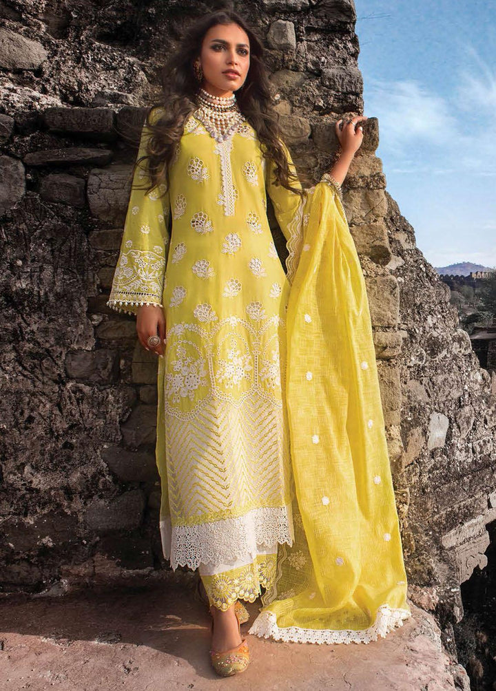 Zainab Chottani Embroidered Chikankari Suits Unstitched 3 Piece ZC22CK Aabroo 4A - Luxury Collection