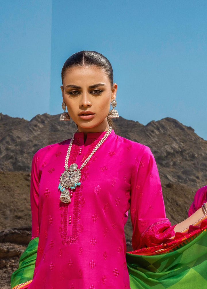 Zainab Chottani Embroidered Lawn Suits Unstitched 3 Piece LAALEN ZC23CHN 10-A - Luxury Lawn Collection