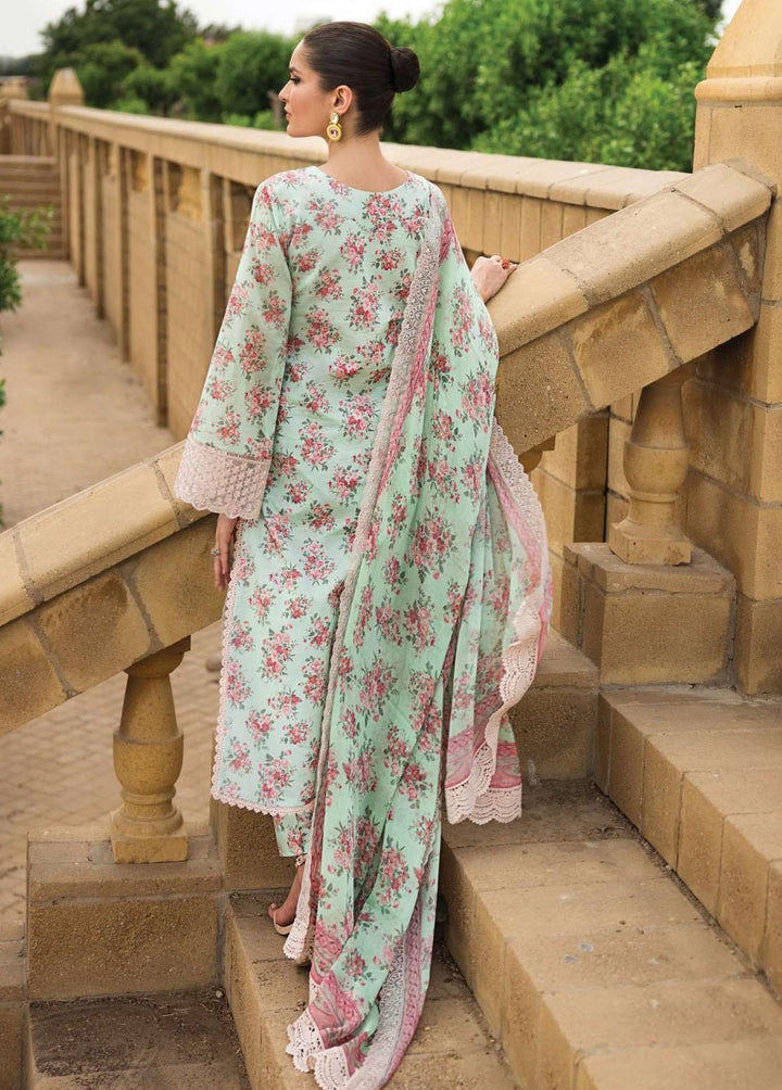 Zainab Chottani Embroidered Lawn Suits Unstitched 3 Piece ZC23L 6A - Luxury Collection