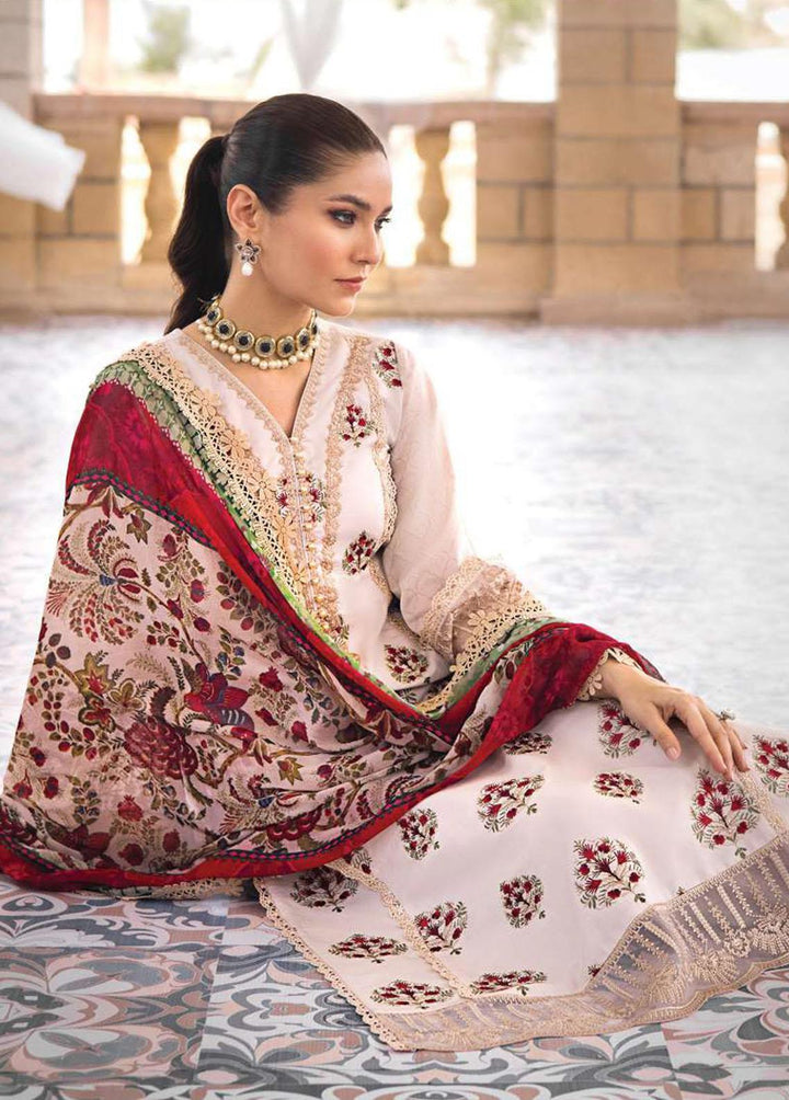 Zainab Chottani Embroidered Lawn Suits Unstitched 3 Piece ZC23L 9B - Luxury Collection