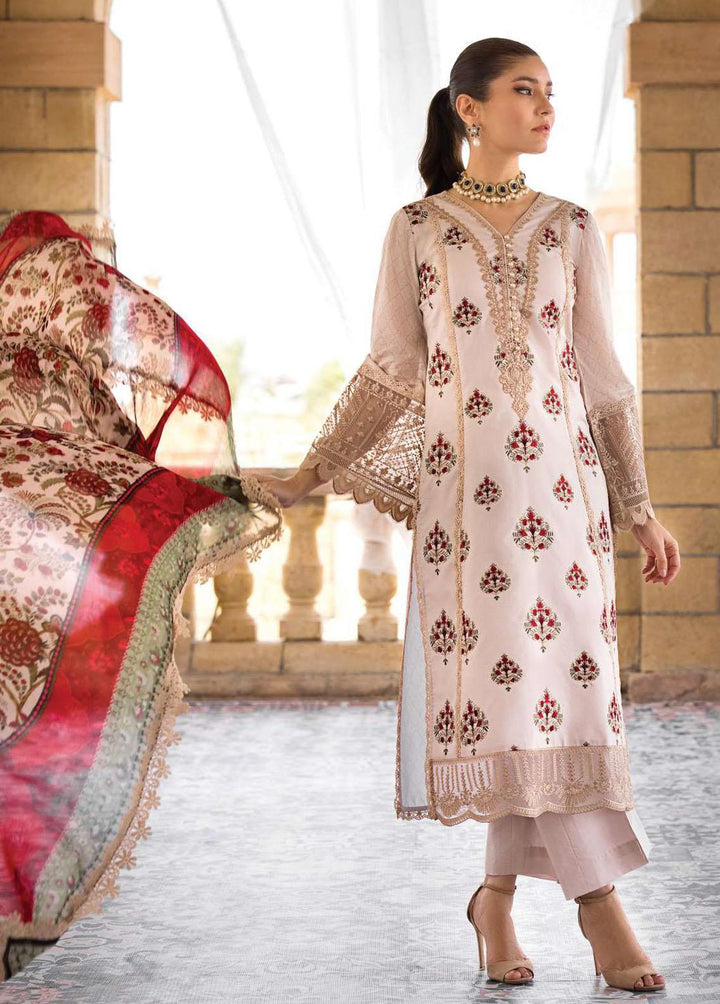 Zainab Chottani Embroidered Lawn Suits Unstitched 3 Piece ZC23L 9B - Luxury Collection