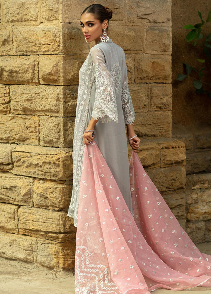 Zainab Chottani Embroidered Chiffon Suits Unstitched 3 Piece ZC21WF Hayal 09 - Wedding Collection