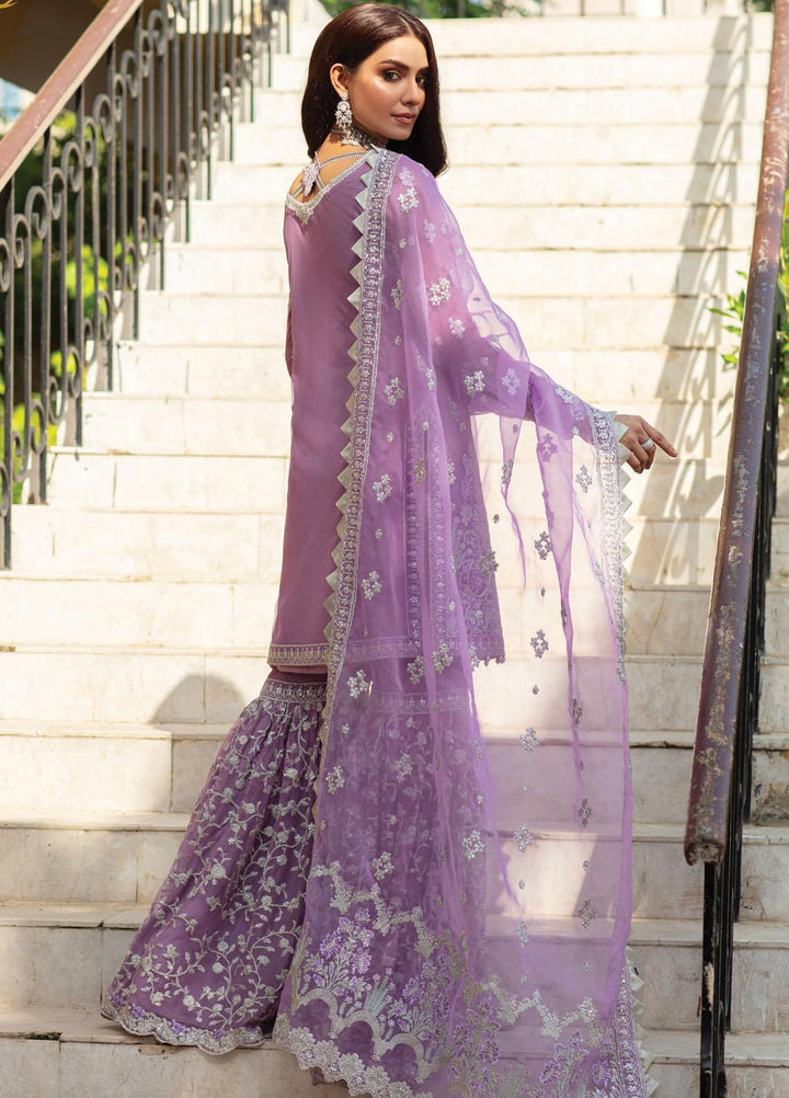 Zainab Chottani Embroidered Net Suits Unstitched 3 Piece ZC21WF Layla 04 - Wedding Collection